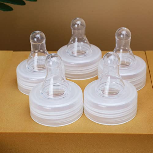 Zerodeko 8.5Oz Portable Piglet Feeding Bottles with Silicone Nipple Covers for Farm Animal Nursing Lamb Calf Milk Feeder Livestock Supplies Set of 10