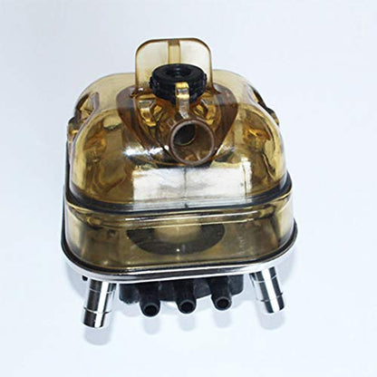 Milk Claw Milking Claw Milk Collector Milking Part Accessory 2 Layer Double Layer Multi Manifolds Connectors Easy to Use Durable for Cow Goat 450CC Stainless Steel Housing PC Lid