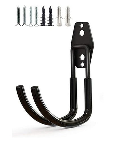 zoele Wall Mounting High Velocity Floor Fan Bracket, Wall Mount Industrial Grade Floor Fan Hook Hanger, Wall Fan Support Hook kit (Black) - color: Black