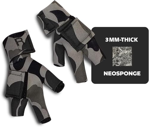 Chicken Shoes for Injured Feet – Protective Neoprene Footwear for Chicken, Open-Toe Design for Bumblefoot Relief, Made in USA (Chicken Shoes, Gray Camouflage, Medium Chickens) - color: Gray Camouflage