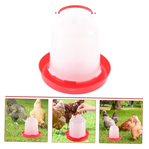 GALPADA 1PC Thickened Plastic Poultry Drinker Automatic Waterer for Chickens Quail Birds Convenient Feeding Dispenser for Home Farm Use No Waste Design for Clean Water Supply