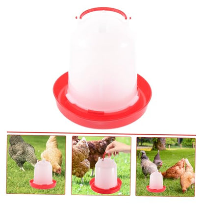 GALPADA 1PC Thickened Plastic Poultry Drinker Automatic Waterer for Chickens Quail Birds Convenient Feeding Dispenser for Home Farm Use No Waste Design for Clean Water Supply