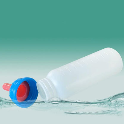 HANABASS Piglet Feeding Bottle Set 4 Pack Animal Bottle Feeder for Lambs Calves Goats Sheep and Newborn Livestock Nursing Kit for Artificial Feeding