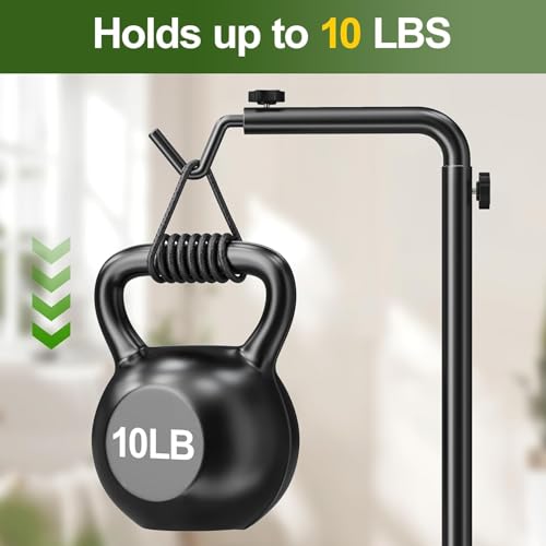 Reptile Heat Lamp Stand Adjustable 21"-62" – Metal Light Holder with Heavy Base for Bearded Dragon, Turtle, Snake, Lizard – Aquarium and Terrarium Heating Lamp Fixture - size: 62" Height