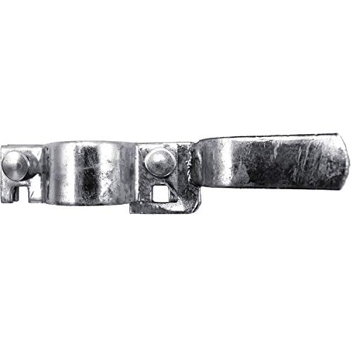 1-3/8" x 2-3/8" Chain Link Fence Gate Fork Latch - Galvanized - with Hole for Padlock - CASE Qty 25 - size: 1-3/8" X 2-3/8" Case