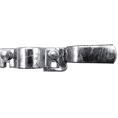 1-3/8" x 2-3/8" Chain Link Fence Gate Fork Latch - Galvanized - with Hole for Padlock - CASE Qty 25 - size: 1-3/8" X 2-3/8" Case
