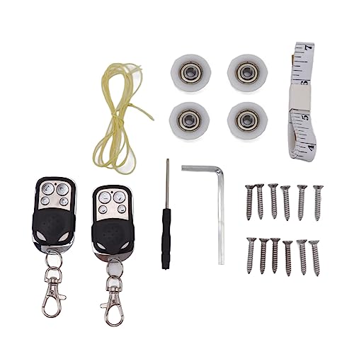 Agatige Automatic Chicken Coop Door Controller, IP44 Cage Opener Remote Control Poultry House Door Actuator Motor Kit with Timer Light Sensor for Chicken, Duck, Goose