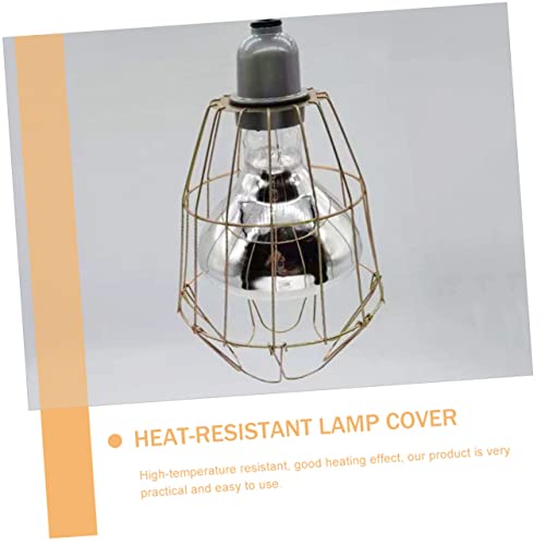 BESPORTBLE 3Pcs Waterproof Heating Lamp Covers Heat-Resistant Bulb Cages for Livestock and Reptile Use Sturdy Protectors Scald Mesh Design