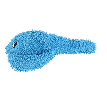 MIGHTY® 2 Pack Microfiber Medium Stingray Dog Toys | Ultra Durable Plush Toy with Multiple Layers & Reinforced Seams , Washable and Floats , Mighty® Construction - color: 2PK Blue Stingray