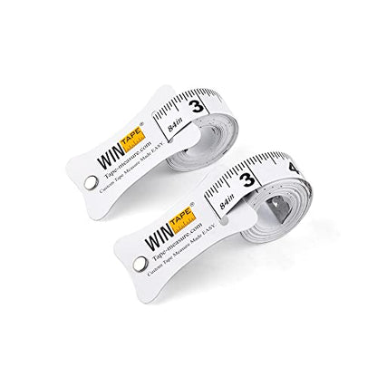 WIN TAPE PVC Horse Weight Tape Measuring for Horse and Pony Height and Weight, 84in Long (White)