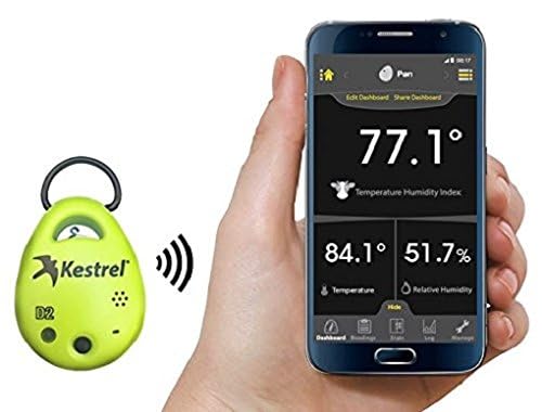 Kestrel Drop D2AG Livestock Heat Stress Monitor, HiViz Green