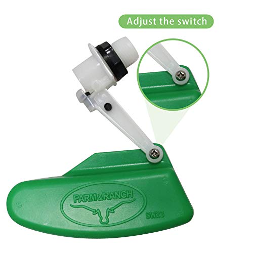 Float Valve Automatic Fill Water Level Control 2pcs for Tank Bucket Pool livestock Waterer
