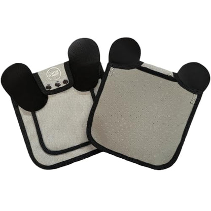 DOWN UNDER OUTDOORS 2 Pack Small Chicken Saddles for Bantams and Young Birds, Includes Shoulder Covers (Insulated Small Light Grey) - color: Insulated Light Grey