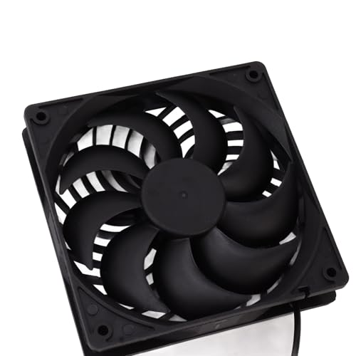 Pissente 10W Solar Panel Fan Kit Monocrystalline Silicon Dual Exhaust Fan 12V Wall Mounted for Chicken Coops Greenhouses