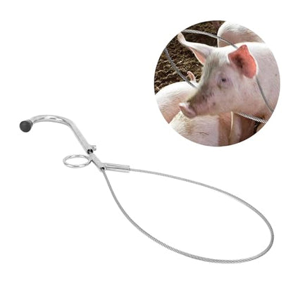 304 Stainless Steel Pig Catcher - Efficient Labor Saving Tool for Pig Control and Management in Farming - Ideal for Farmers and Livestock Handlers