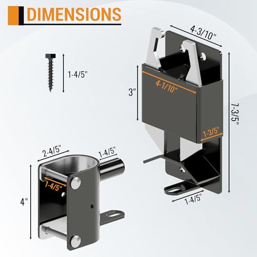 2 Way Farm Gate Latch Heavy Duty Lockable Gate Latch，Two-Way Livestock Self-Locking Fence Gate Latch for Farms, Metal Gates, Ranches, Stables, Horse Corrals, 1 Pack
