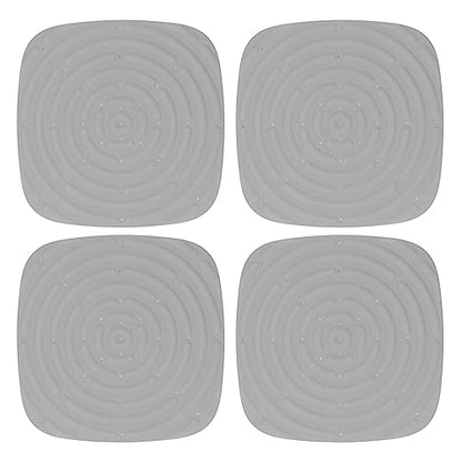 Chicken Nesting Box Pads, Washable Reusable PVC Breathable Egg Collector Design Hen Liners, Chicken Nesting Pads with Groove for Coops, Hen House (Grey) - color: Grey