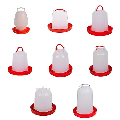 Chicken Water Feeder, Poultry Waterer, Large Capacity Chicken Water Dispenser Simple Structure, Baby Chicken Supplies, HandsFree Watering Design for Chickens Ducks Baby Chicks - color: 4L