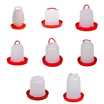Chicken Water Feeder, Poultry Waterer, Large Capacity Chicken Water Dispenser Simple Structure, Baby Chicken Supplies, HandsFree Watering Design for Chickens Ducks Baby Chicks - color: 4L