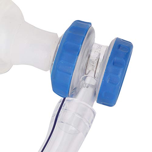Goat Milker Claw Kit, Milking Teat Cups for Goat and Sheep, Food - Grade Plastic Milking Machine Parts with 16.14in Hose, Replacement for Farm Milk Collector System