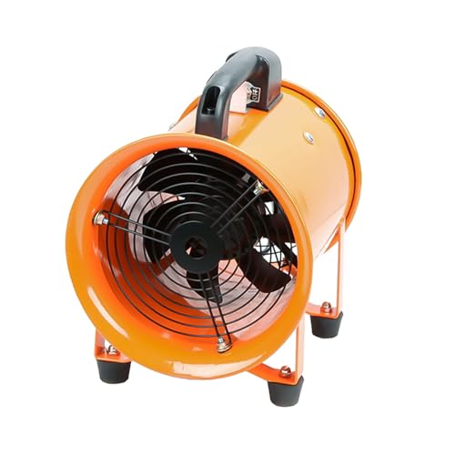 dreamdragon 12-Inch High-Velocity Portable Utility Blower Fan, Industrial Exhaust Fan, 3150 RPM Low-Noise Ventilator for Basements, Workshops, Warehouses, and Confined Spaces - color: 12"