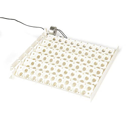 Farm Innovators 3400 Replacement Tray Rail for 120 Quail and Small Eggs (6 Pack) with 2450 Digital Circulated Air Incubator & Auto Egg Turner, White