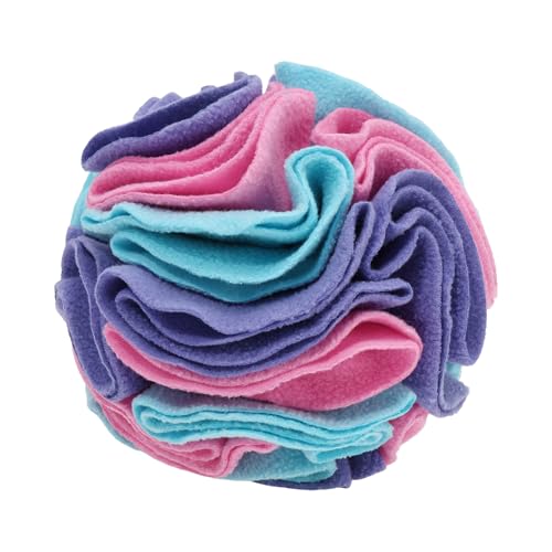 Snuffle Ball for Dogs, Interactive Dog Toys, Blue, Medium | Designed for Small Breeds and Puppies, Machine Washable - color: Macaron Blue, size: Medium