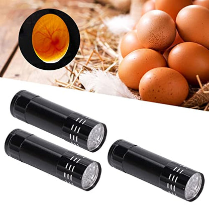 Premium LED Egg Candler, High Intensity Cold Light Source for Fertility Testing & Embryo Monitoring in Poultry Breeding, Classrooms, and Farms