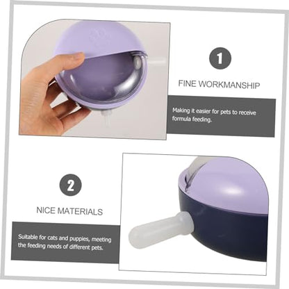 Yardwe Puppy Nursing Bowl Detachable Design Multi-use Pet Feeder for Kittens and Puppies Easy to Feeding Bowl for Newborn Pets
