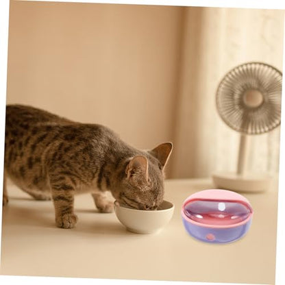 WOONEKY Small Pet Feeder with Pacifiers Spout Spillproof Milk Bowl for Puppies and Kittens Durable Material Versatile Design for Cats and Dogs for Newborn Pets