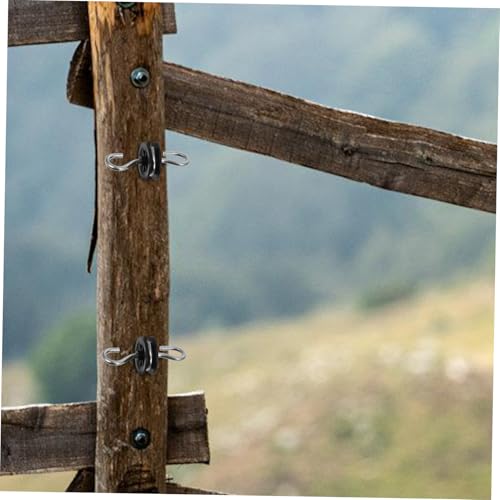 BESPORTBLE 4pcs Electric Fence Insulator for Posts Screw-in Anchors for Farm Use Enhancing Security and Quick Installation for Livestock Protection