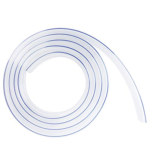 Generic Milking Machine Hose Replacement, 3 Meter Transparent PVC Tube G1 8 Thread Wear and Pressure, Ideal for Dairy Farm Piping