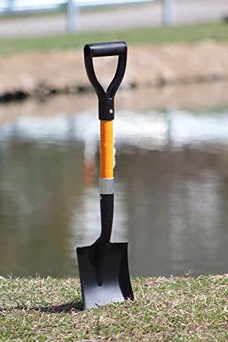 AshmanOnline Medium Square Shovel (2 Pack), 27 Inch, Sturdy, Comfortable Handle, Built to Last - size: 2 Pack, style: Small Transfer Shovel