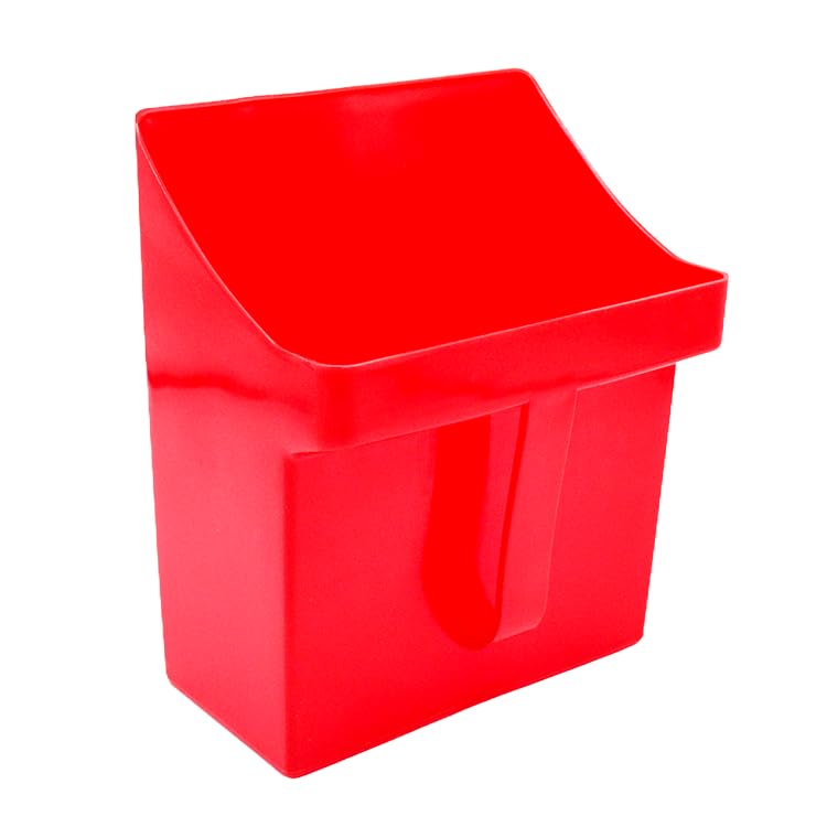 Jumbo Size Food Service Utility Ice Scoop Feed Scoop Shovel 128 Ounce (RUBY RED) for Restaurant Bar Ingredient Grain Pet Animal Dry Food - color: Ruby Red