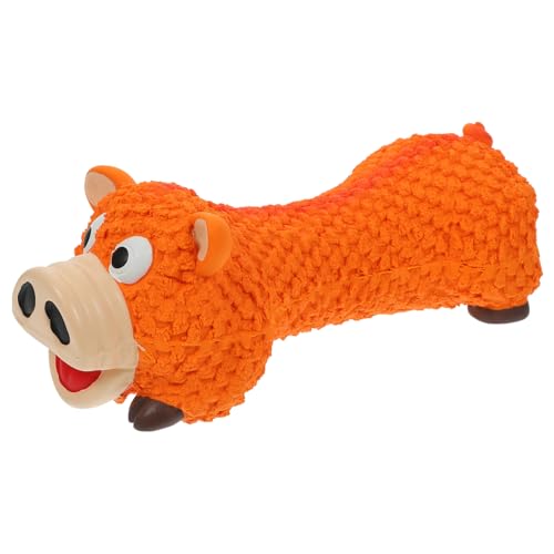 POPETPOP Pet Chewing Toy Interactive Molar Plaything for Dogs and Squeaky Pig Design for Boredom Relief and Training Fun