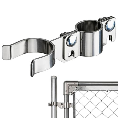 1-3/8" x 1-5/8" Chain Link Gate Latch Heavy Duty Stainless Steel Fence Gate Fork Latch Hardware with Padlock Hole 1pcs - color: 1-3/8"x1-5/8"