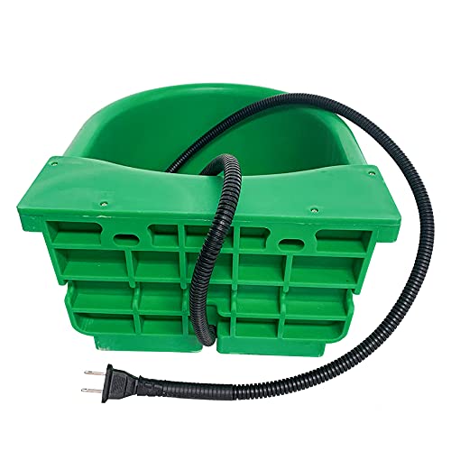 Automatic Heated Dog Bowl 1.3gal 100W Outdoor Thermal Water Dispenser Built-in Thermostat for Pet Livestock Cattle Sheep and Horse in Winter