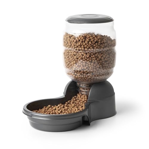 Petmate Replendish Gravity Feeder, 5 lb, Blue, Made in USA - color: Pearl Peacock Blue, size: 5 LB