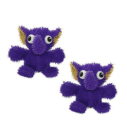 MIGHTY® 2 Pack Microfiber Medium Elephant Dog Toys | Ultra Durable Plush Toy with Multiple Layers & Reinforced Seams , Washable and Floats , Mighty® Construction - color: 2PK Elephant Purple