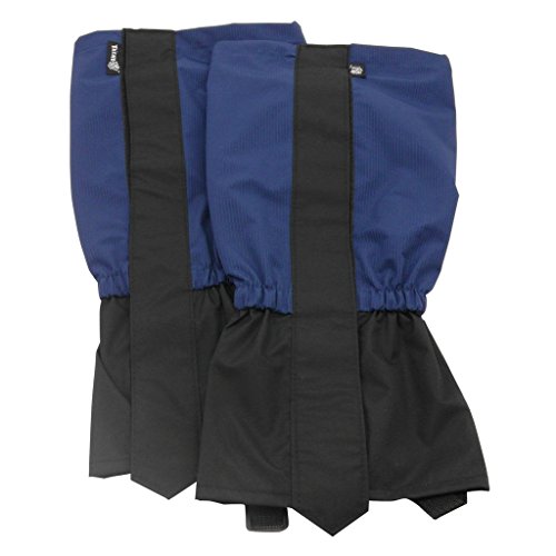 TRENDBOX Unisex Waterproof Snowproof Snow Legging Leg Cover Wraps Gaiters for Climbing Hunting Hiking - color: Deep Blue