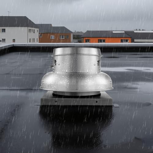 VEVOR Roof Exhaust Fan, 900CFM & 1500CFM Adjustable Speed Control Attic Vent Fan with High-Power Motor, 21inch Fan Base Heavy-Duty Aluminum Alloy, Compact for Garage,Kitchen,Bathroom,Silver - size: 900CFM & 1500CFM