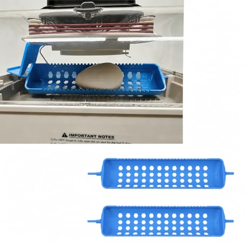 Extra Large Egg Basket for Maticoopx 30& Kufika 24 Incubator – Holds Large Turkey, Goose & Peafowl Eggs (Up to 2.5”), Replacement Tray Insert for Automatic Egg Turner (2 Blue Egg Baskets) - color: 2 blue egg baskets