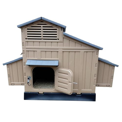 Formex Snap Lock Large Chicken Coop Backyard Hen House 4-6 Large 6-12 Bantams - style: Large Coop
