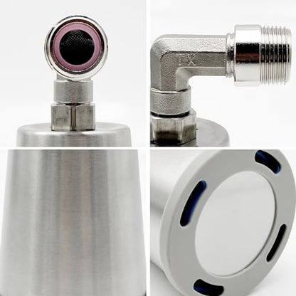 2 PCS 304 Steel Water Float Valve, Water Level Control Water Tank Traditional Float Valve Upgrade (1/2 inch Side Inlet) - color: 1/2 inch Side Inlet