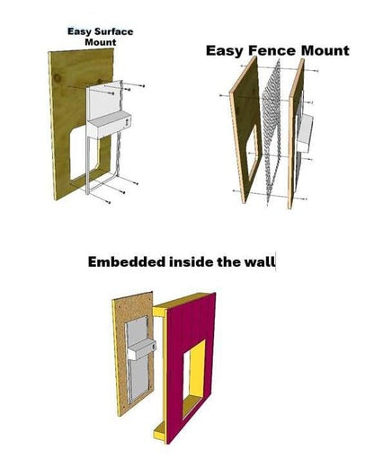 Automatic Chicken Coop Door Extra Large 13 x 10.5 Inch Opening, Heavy Duty Galvanized Steel, Predator Resistant, ADOR1 Made in USA