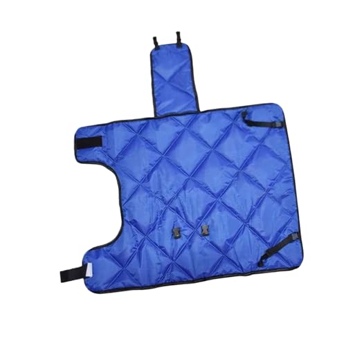Reinforced Calf Blanket Jackets with Reflective Strips Thickened Windproof Calf Warm Coat for Cold Weather Farming Use Insulated Livestock Vest