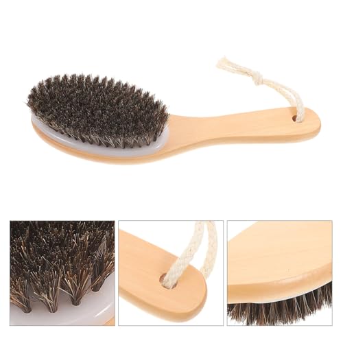 Horse Grooming Brush and Cattle Fur Comb Sturdy Shedding Tool with Bristles for Livestock Hair Cleaning and Dust Removal Suitable for Daily Use on Horses and Cattle