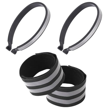 Light Weight Reflective Trouser Pant Clip Pant Leg Cuff Clip Cycling Trouser Wrap Bicycles Accessories - color: Styles A
