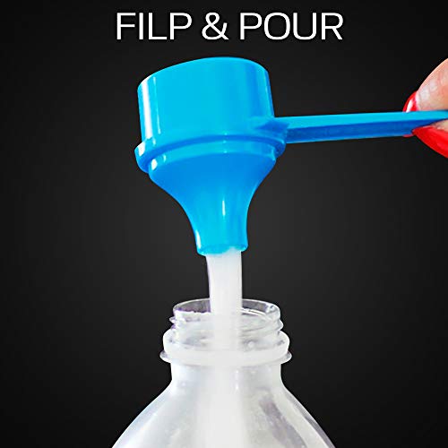 Measuring Scoop & Funnel - No Cap Open Spoon 1-Pack 39cc | Universal open design measuring spoon, Built-in funnel neck pour spout, Quick access cup for coffee powders and baking - size: 39 cc | 2 tbsp | 1 fl oz. | 39 mL