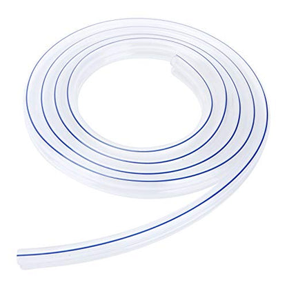 Generic Milking Machine Hose Replacement, 3 Meter Transparent PVC Tube G1 8 Thread Wear and Pressure, Ideal for Dairy Farm Piping